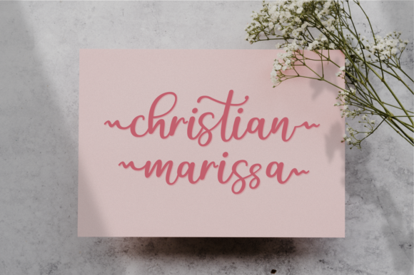 Christin Font Poster 7