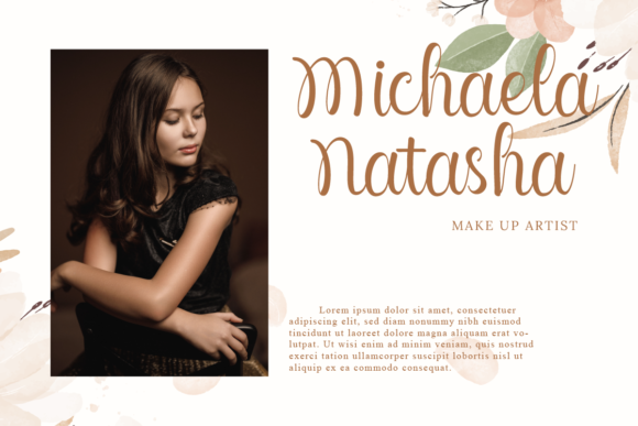 Christina Madelyn Font Poster 6