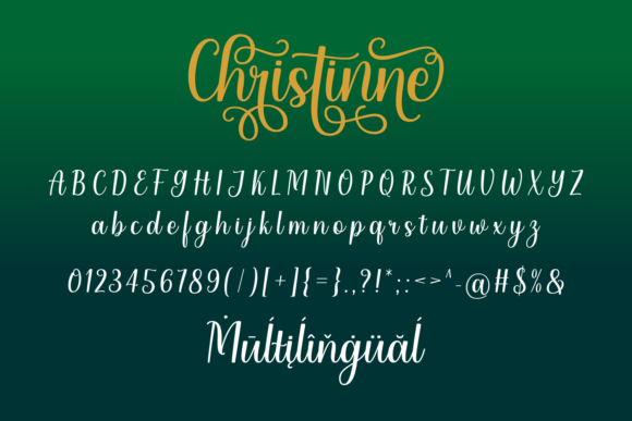 Christinne Font Poster 8