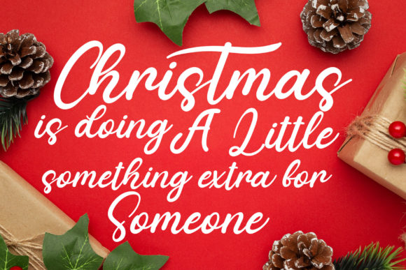 Christly Signature Font Poster 2