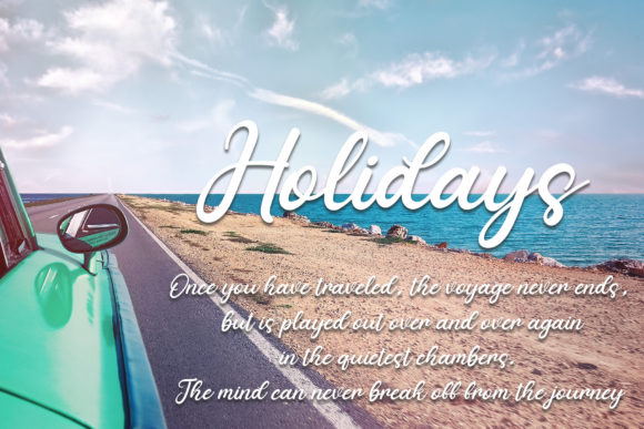 Christly Signature Font Poster 5