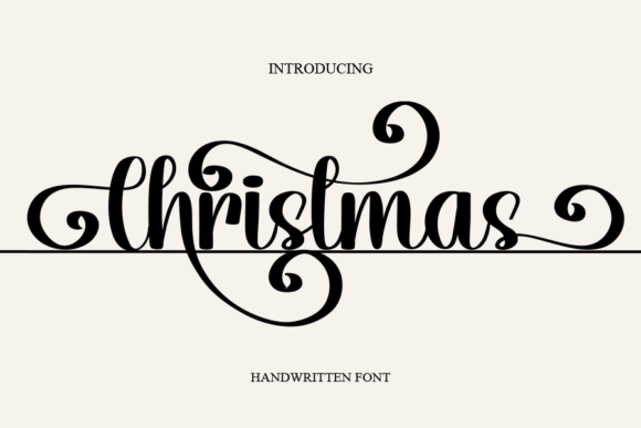 Christmas Font Christmas Font Poster 1