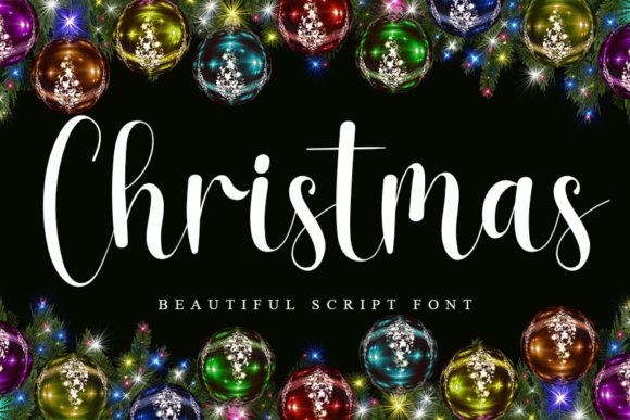 Christmas Font Poster 1