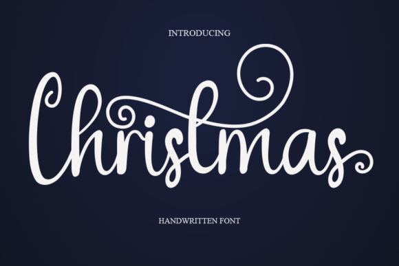 Christmas Font Poster 1