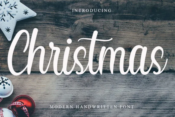 Christmas Font Christmas Font Poster 1
