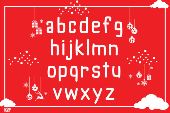 Christmas!! Font Poster 3