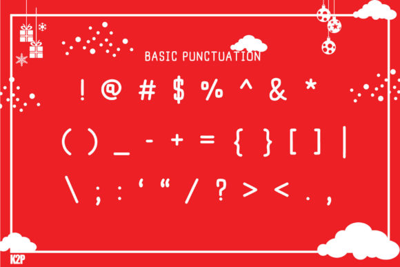 Christmas!! Font Poster 6