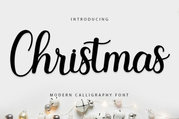 Christmas Font Poster 1