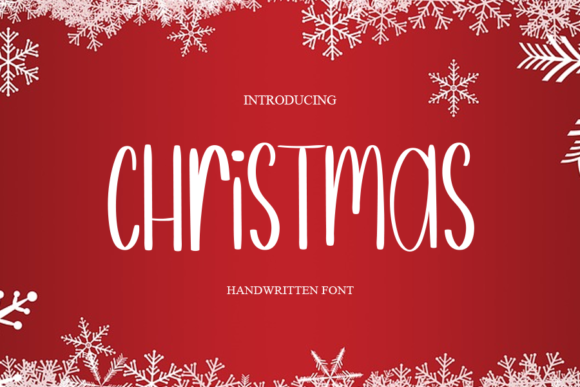 Christmas Font Christmas Font Poster 1