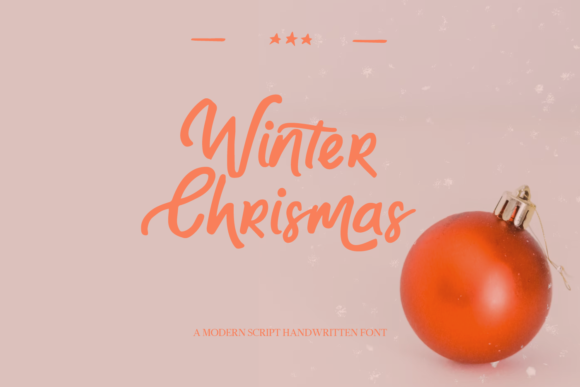 Christmas and Winter Font