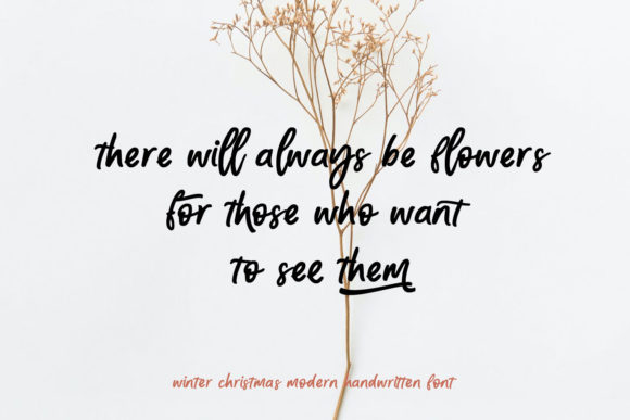 Christmas and Winter Font Poster 5