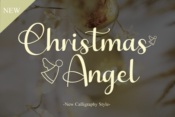 Christmas Angel Font Poster 1