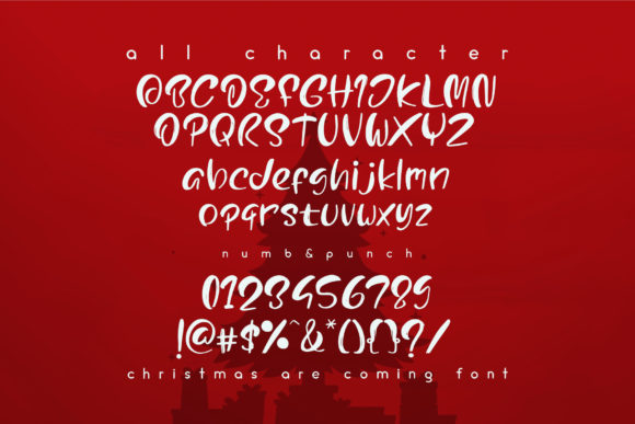 Christmas Are Coming Font Poster 2
