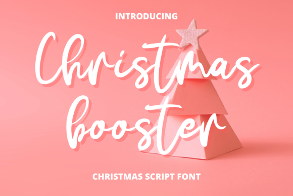 Christmas Booster Font Poster 1