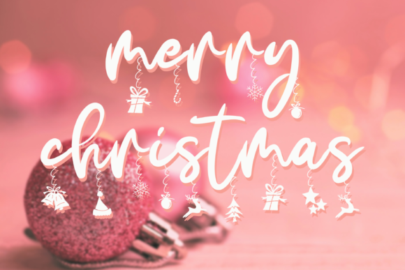 Christmas Booster Font Poster 2
