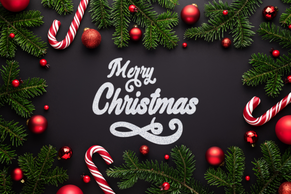 Christmas Cat Font Poster 5