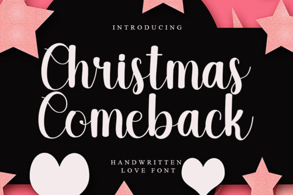 Christmas Comeback Font Poster 1