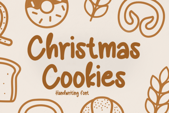 Christmas Cookies Font Poster 1