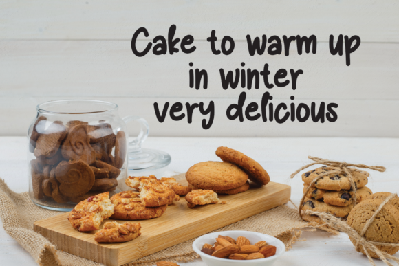 Christmas Cookies Font Poster 4