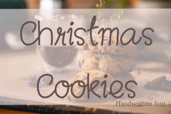 Christmas Cookies Font Poster 1