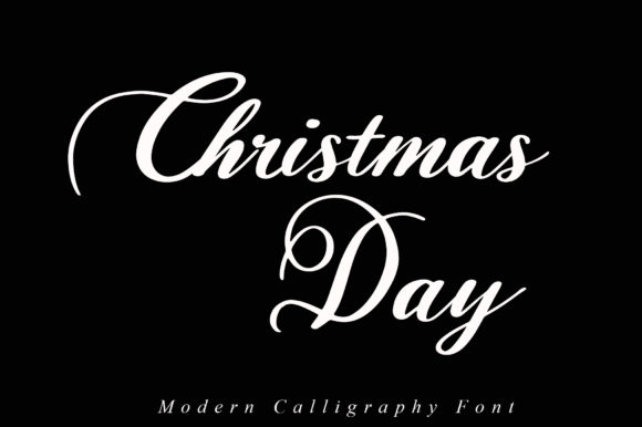 Christmas Day Font Poster 1