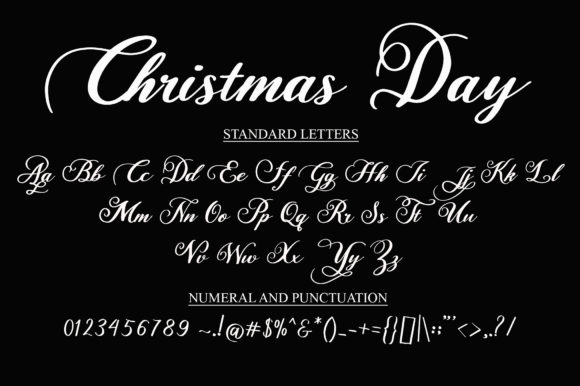 Christmas Day Font Poster 4