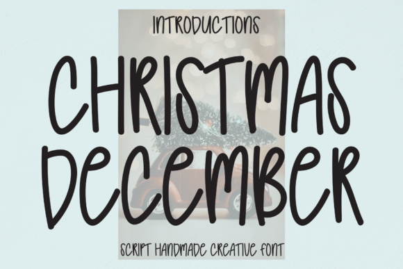 Christmas December Font Poster 1