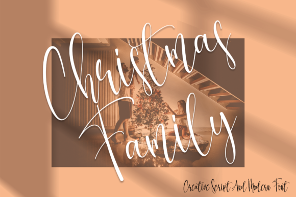 Christmas Family Font Christmas Family Font Poster 1