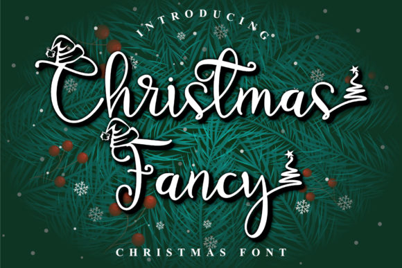 Christmas Fancy Font Poster 1