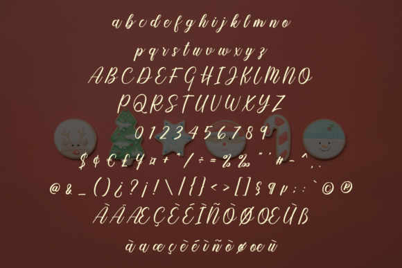 Christmas Ginger Font Poster 5