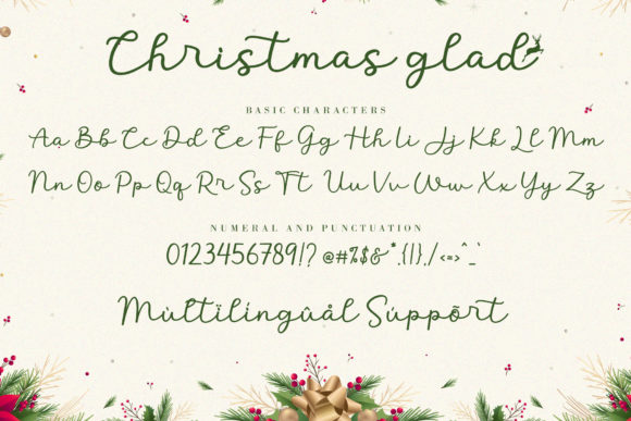 Christmas Glad Font Poster 8