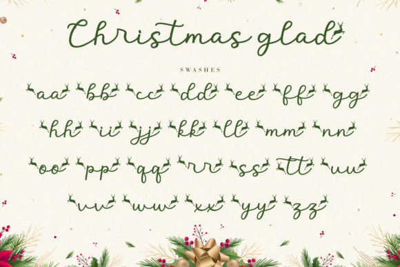 Christmas Glad Font Poster 9