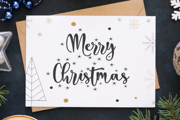 Christmas Glamour Font Poster 2