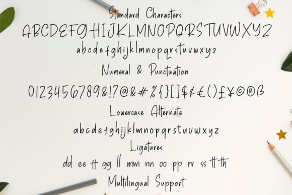 Christmas Glitter Font Poster 9