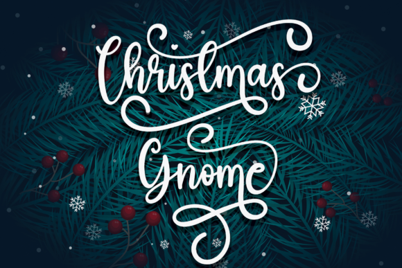 Christmas Gnome Font Poster 1