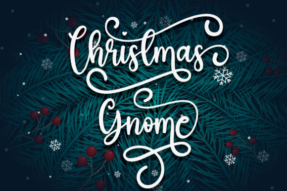 Christmas Gnome Font Christmas Gnome Font Poster 1