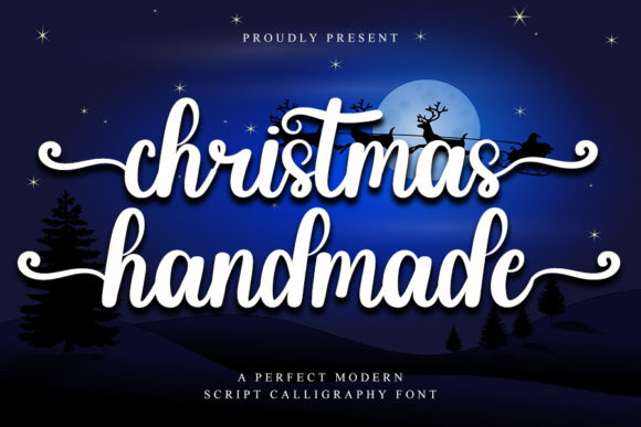 Christmas Handmade Font Poster 1