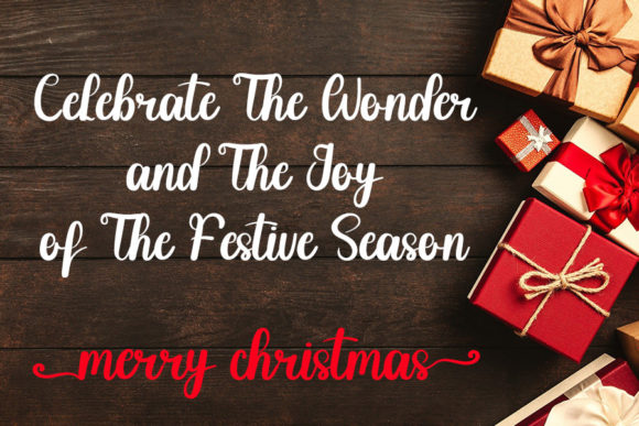 Christmas Handmade Font Poster 3