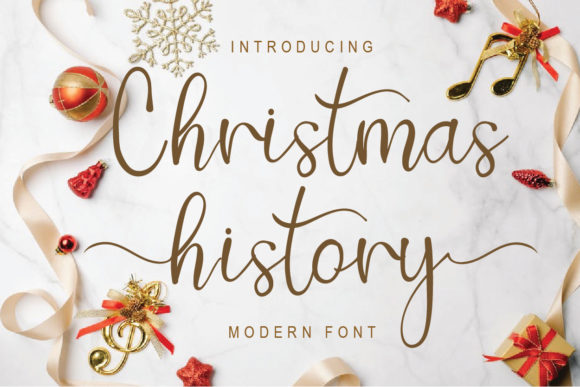 Christmas History Font