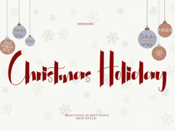 Christmas Holiday Font