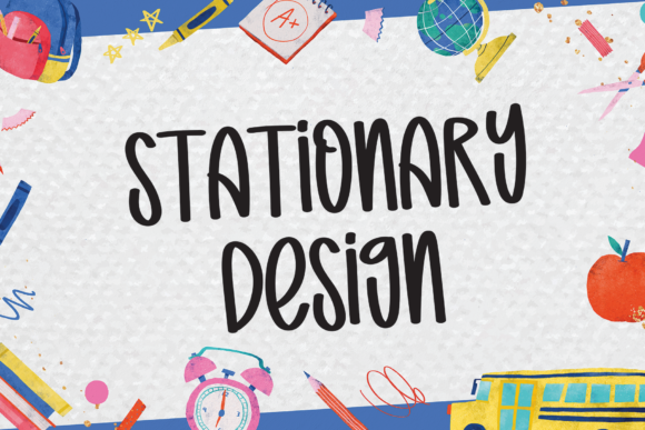 Christmas Homework Font Poster 2