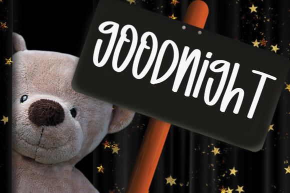 Christmas Homework Font Poster 3