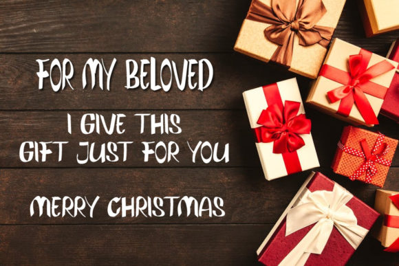 Christmas in December Font Poster 2