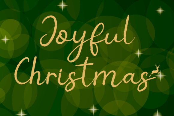 Christmas Ink Font Poster 6