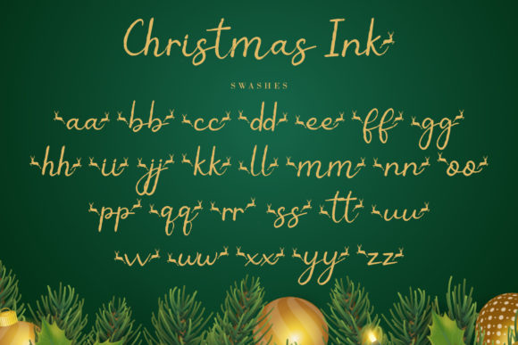 Christmas Ink Font Poster 10