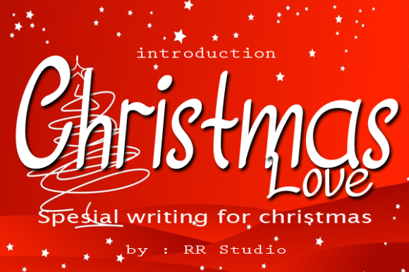 Christmas Love Font Poster 1