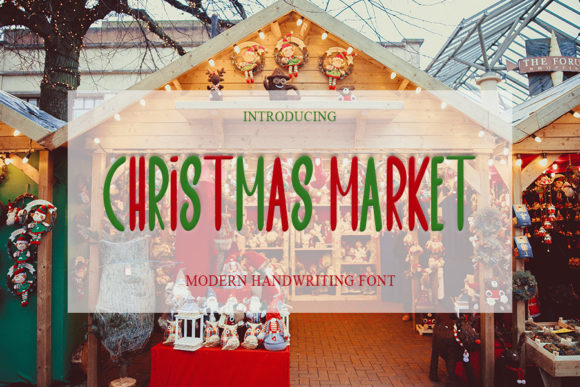 Christmas Market Font Poster 1