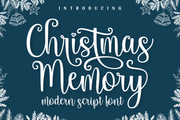 Christmas Memory Font Poster 1