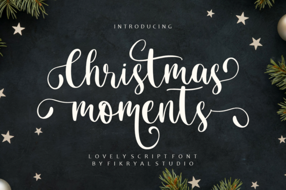 Christmas Moments Font