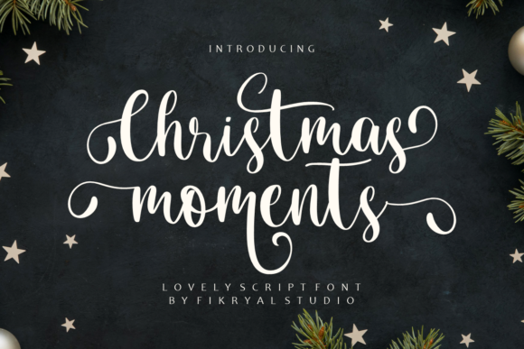 Christmas Moments Font Christmas Moments Font Poster 1